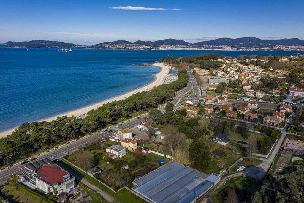 Apartamentos En Playa De Samil Primera Linea De Playa Pe Na Areia فيجو المظهر الخارجي الصورة